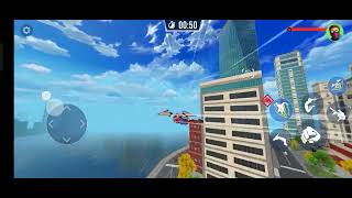 Epic web swing and stunts in Spider-man gameplay. Spider-man android gameplay.