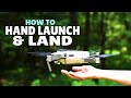 How to Hand Launch and Land your DJI Mavic | Mini, Pro, Air 2 Drone