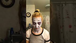 Craner time lapse of putting on Yzma makeup
