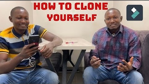 HOW TO CLONE YOURSELF IN A VIDEO | FILMORA 11