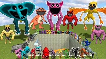 BIG HOLE Destroy Smiling Critters Poppy Playtime Monsters Family Chapter 1 2 3 in Garry