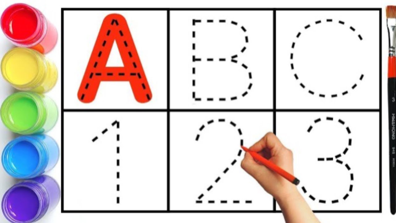 ABCD | 1234 | rhymes | spelling in english | learning counting ...