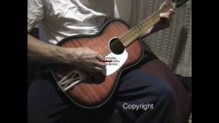 Handicap guitar player with broken hand 024