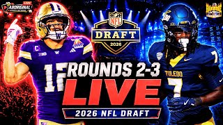 2026 NFL Draft LIVE | Day 2 Reactions, Round 2-3 Picks, Steals & Trades