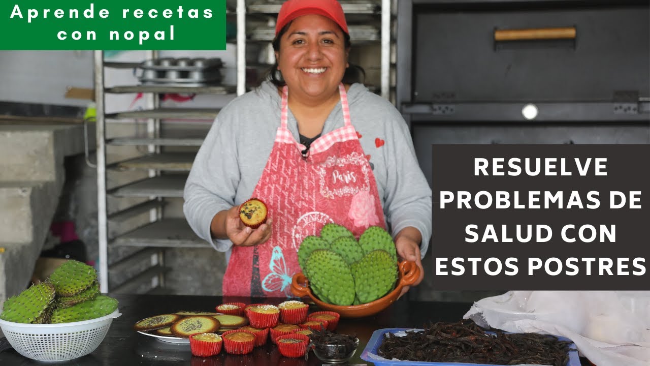 POSTRES A BASE DE NOPAL | ✅ GALLETAS | ✅ PANQUÉS