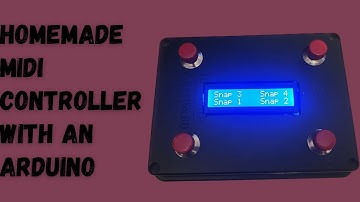 Homemade Arduino Helix Snapshot Midi Controller