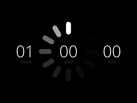 60 sec count down timer (Loading...) 60秒 カウントダウンタイマー Full HD 1920x1080