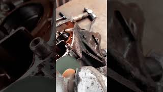 Engine case rust restoration Tig Alluminium welding #viral #garage #mechanic #nasik #welding MWWORKS