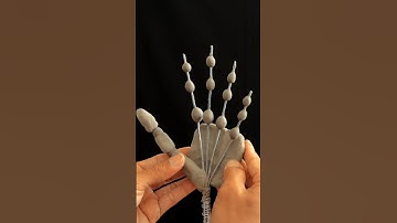 How to sculpt a Hand in water-based clay -part 2-  #hand #art #clay #beginners #ねんど#shorts