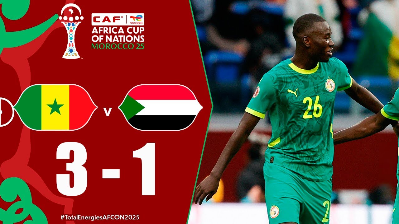 Senegal vs Sudan | 3-1 | Highlights | Africa Cup of Nations 2025 | senegal sudan