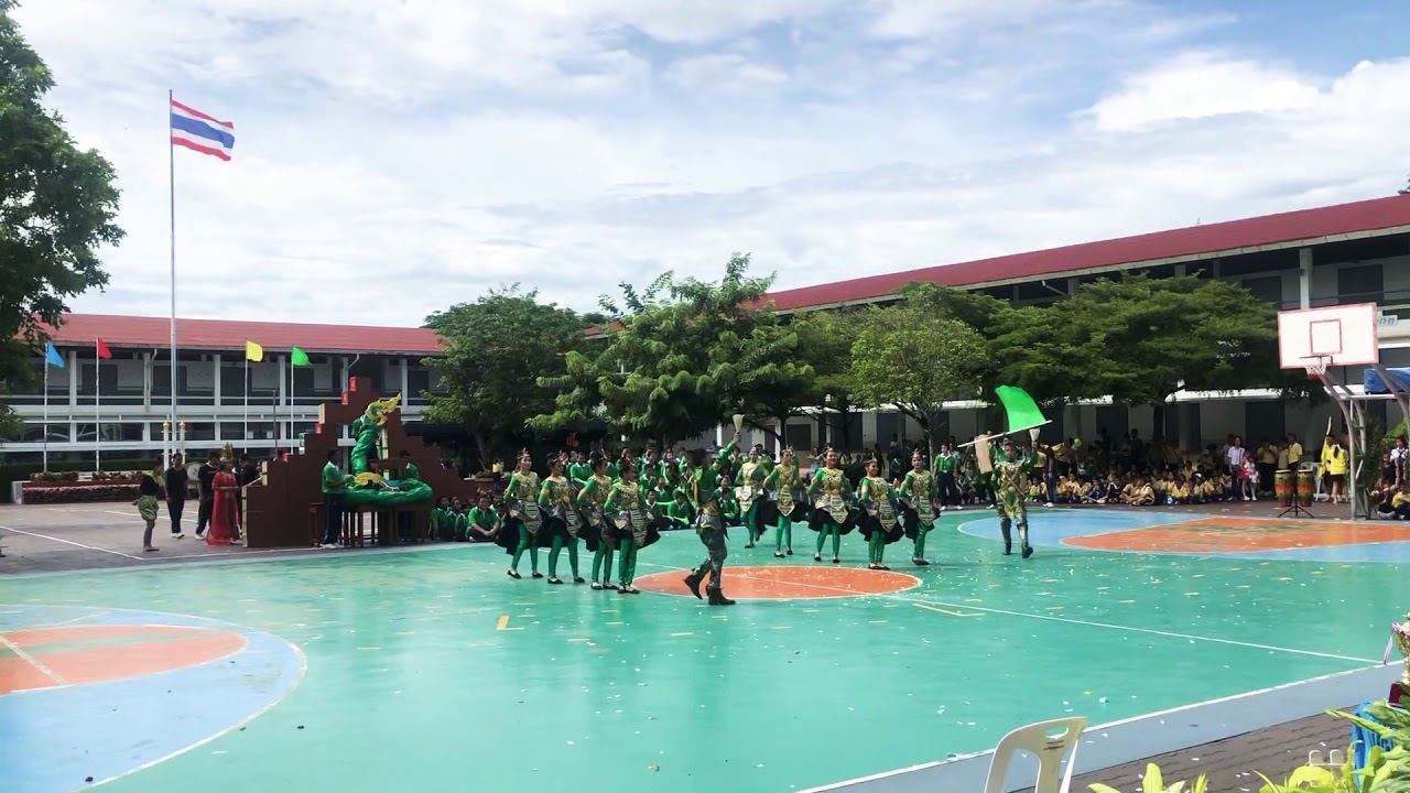 คณะกองเชียร์และเชียร์ลีดเดอร์สีเขียว โรงเรียนเมรี่อิมมาคุเลตคอนแวนต์ 09/08/2019