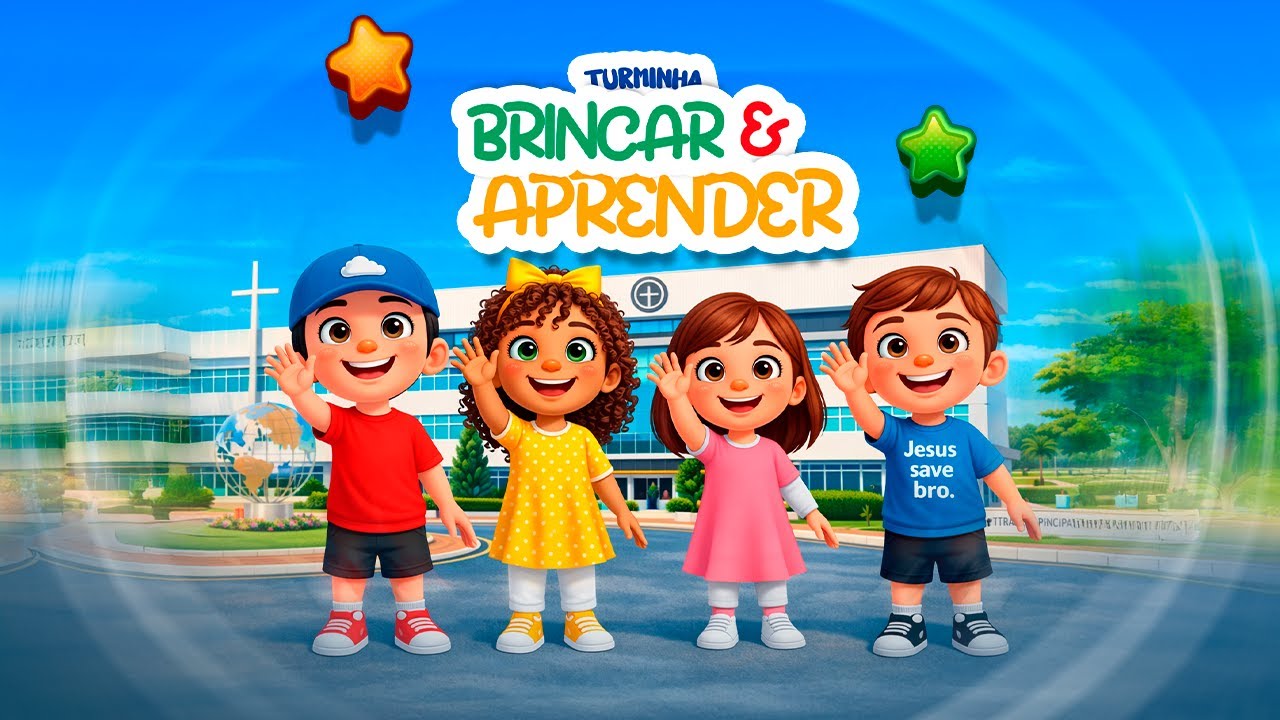 Apresentando a Turminha Brincar e Aprender | Música Cristã Infantil | Jesus é Nosso Amigo
