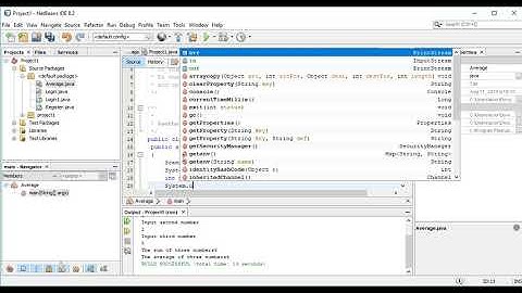 Sum and Average of three numbers in Java