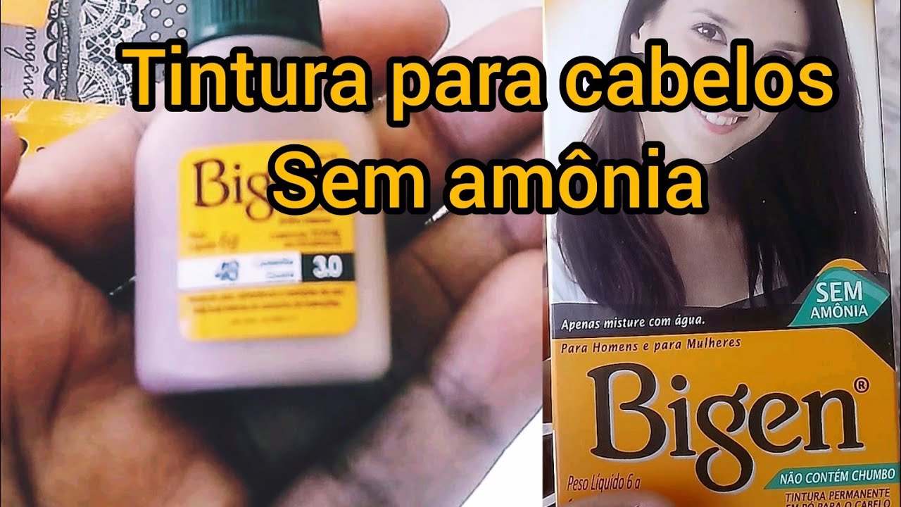 Tinta para cabelos sem amônia e não contém chumbo😍 /Bigen como preparar#bigen#transiçãocapilar4c