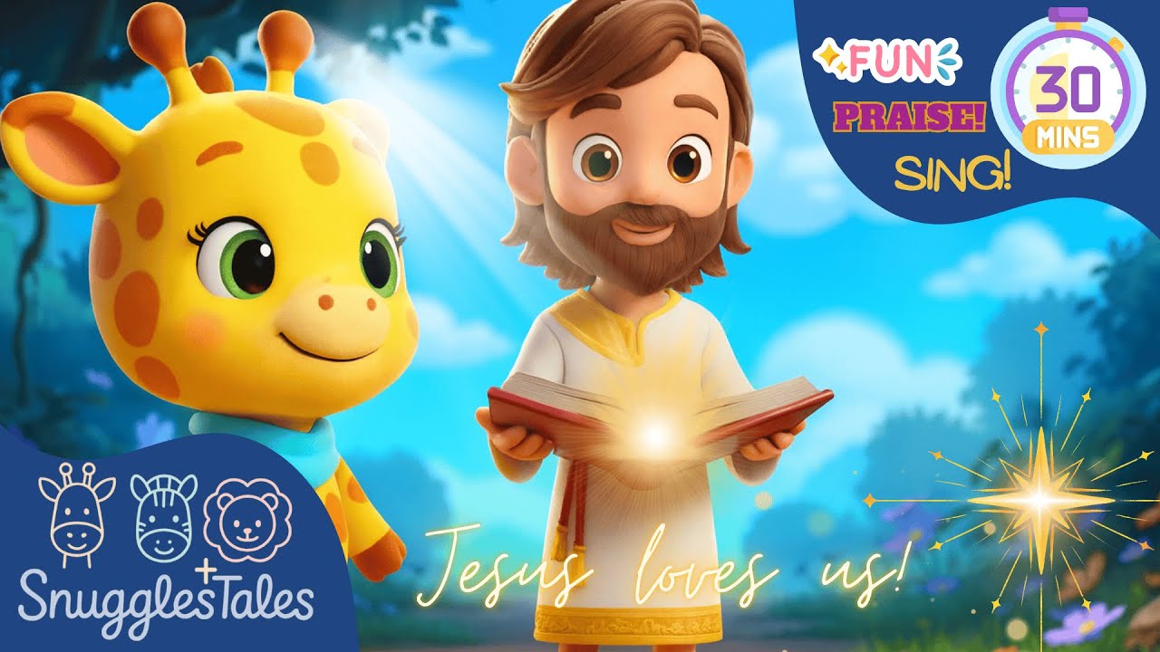 30 Minutes of Christian Songs for Toddlers | Praise, Worship & Learning ...