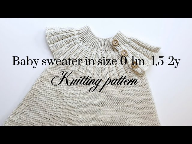 Free Step-by-Step Knitting Pattern, Short-Sleeved Baby Blouse in