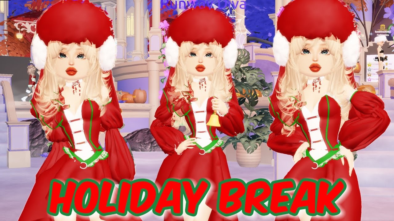 Theme: Holiday Break I'm already dressed for Christmas - DTI - DRESS TO  IMPRESS #roblox