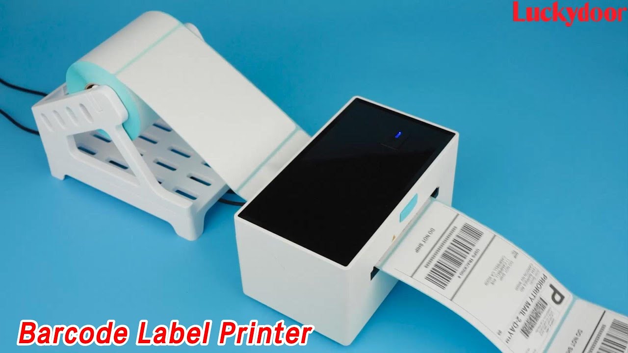 Thermal Barcode Label Printer 203 DPI 108mm High Speed Support Bluetooth / USB