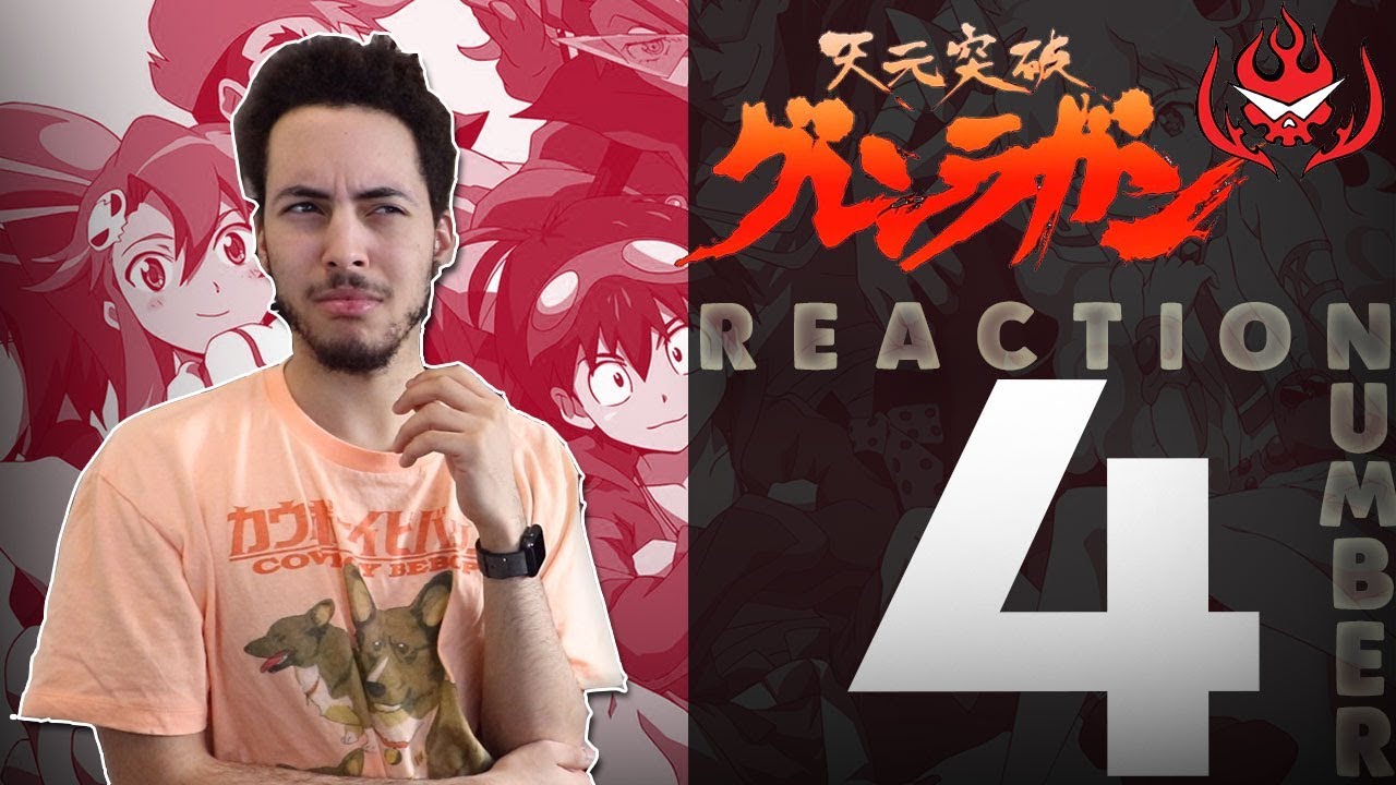 Gurren Lagann Episode 4 Reaction 16 Faces?! YouTube