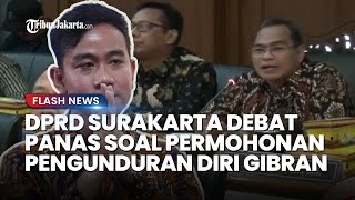 Momen Adu Mulut DPRD Surakarta Kala Gibran Rakabuming Ajukan Pengunduran Diri di Rapat Paripurna