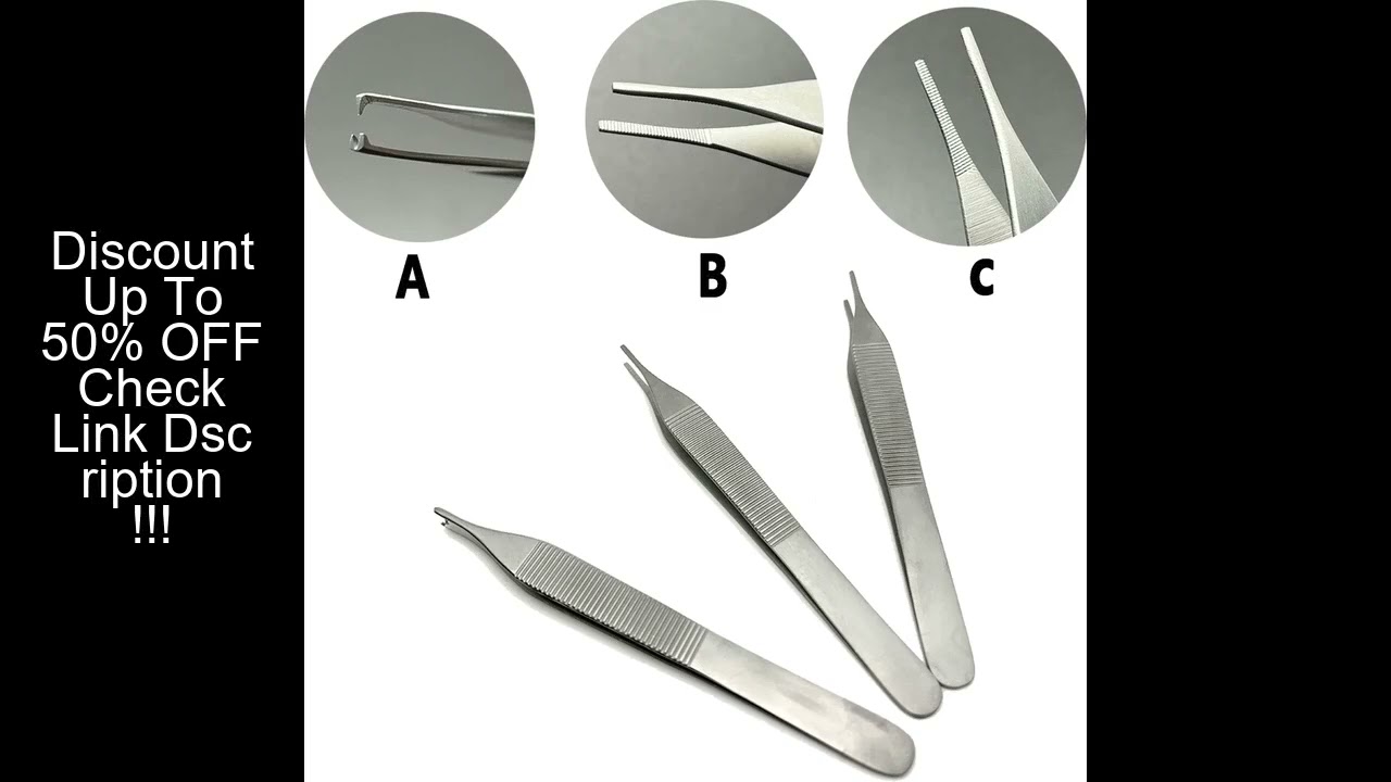 Dental Dressing Forceps Tissue Tweezer Tool Dental Forcep Extraction Hemostat 1*2 Dentist Forceps St