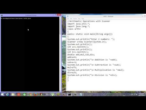 Arithmetic Operations with Scanner
