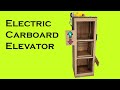 How to make an electric elevator out of cardboard