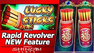 Lucky Sticks - First Look at New Rapid Revolver Feature by Konami