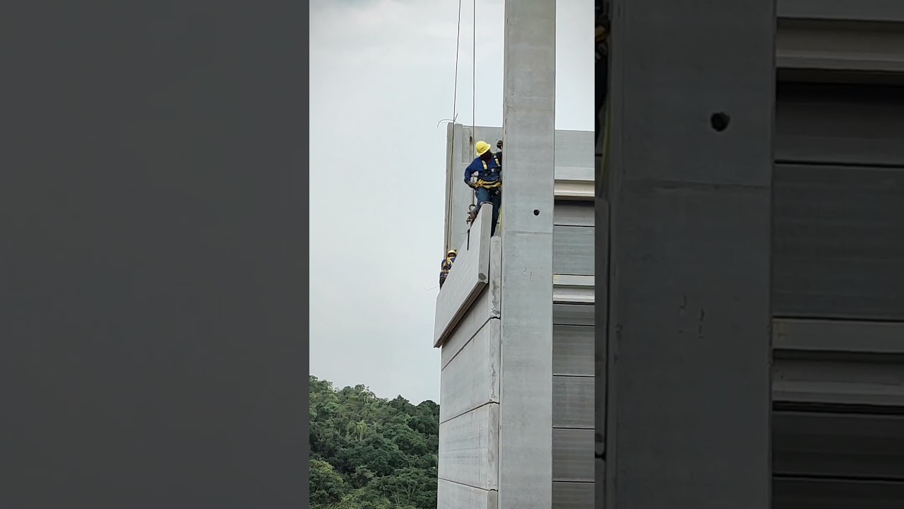 Montagem Painel Premoldado by Supporte Engª 