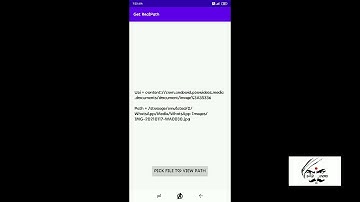 Get a real path from uri in android studio ?