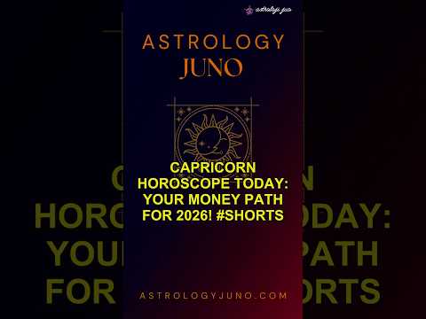 Capricorn Horoscope Today: Your Money Path for 2026! #Shorts