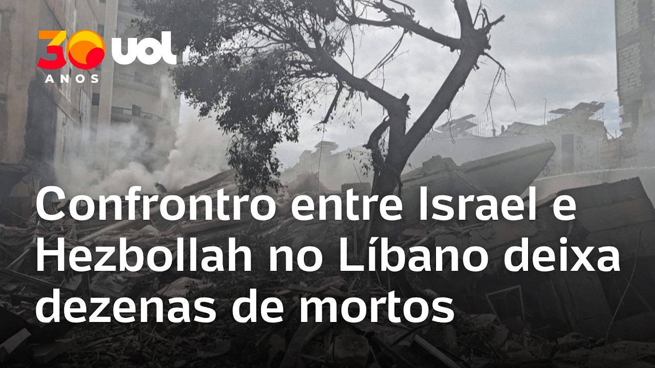 Israel amplia ofensiva no Líbano e confrontos com Hezbollah deixam dezenas de mortos