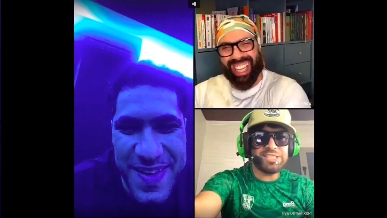 live @ElGrandeToto  with @nores_show  @ilyaselmaliki1  dwaw 3la kings league