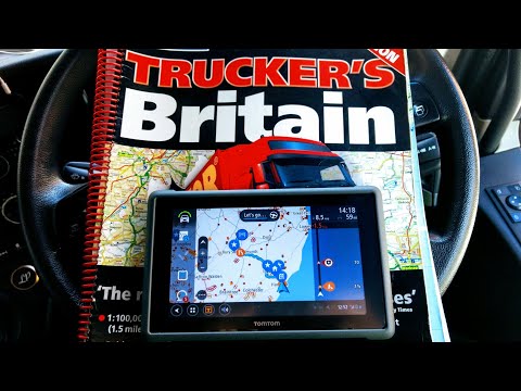 TomTom  PRO 8275 simple HGV route Truck satnav