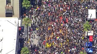 Hollywood All Black Lives Matter protest I ABC7