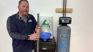 Re-bedding a Water Softener