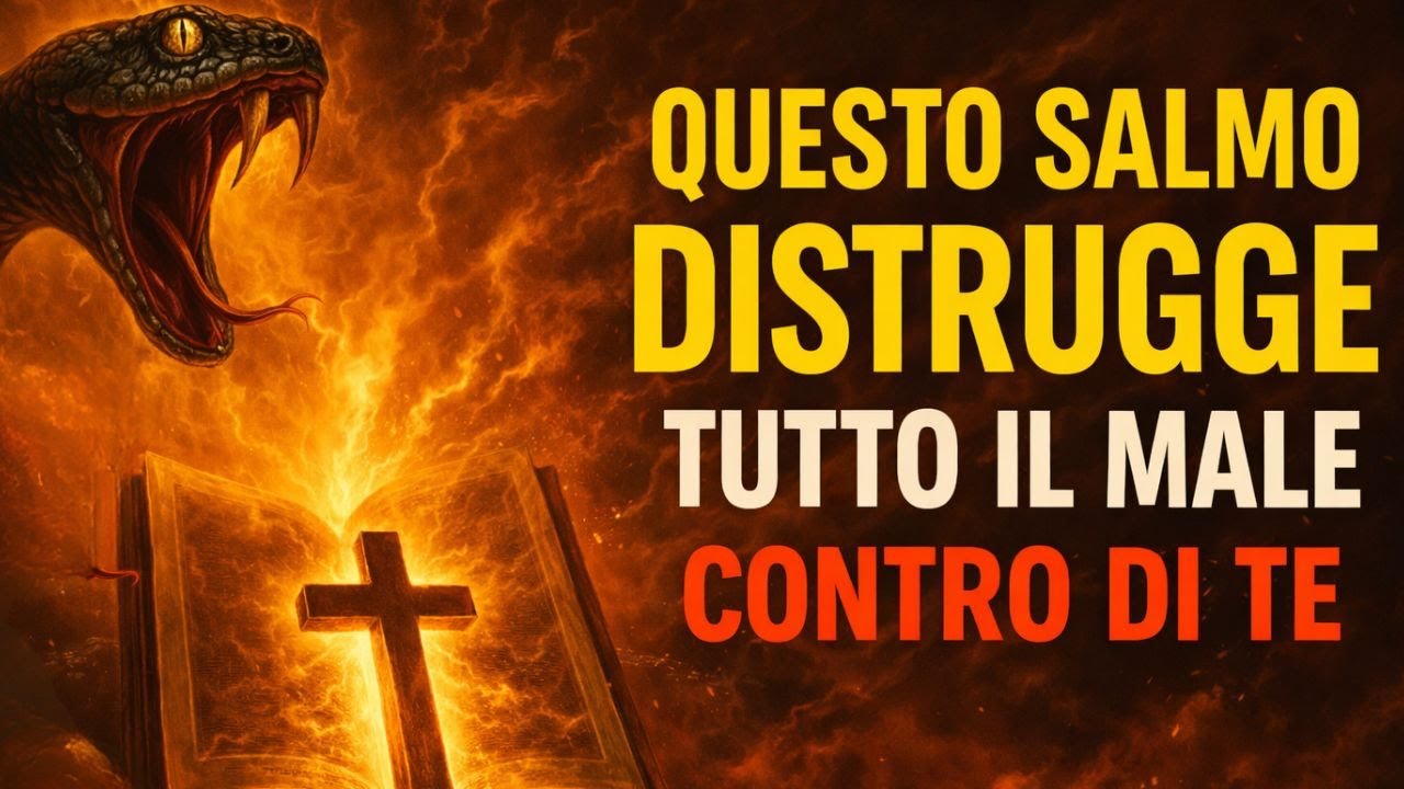 Il Salmo che chiude ogni porta alla stregoneria, alla magia e al voodoo nella tua vita
