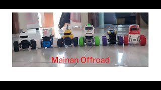 Mainan Offroad anak Ada Offroad Ambulance, crank dan Tangki Air