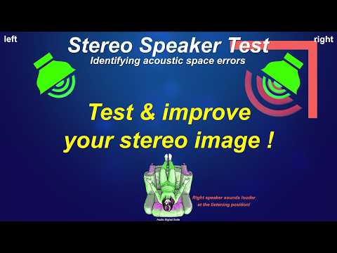 STEREO SOUND IMAGE TEST (Stereo Speaker Sound Check)