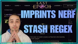 **NEW PATCH**  Nerfed Red Ring Imprints? Massive QoL Updates | Last Epoch Season 2