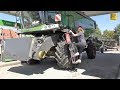 Mähdrescher Fendt 8410 P Agravis Technik Vorführung Getreideernte 2018 new combine harvester wheat