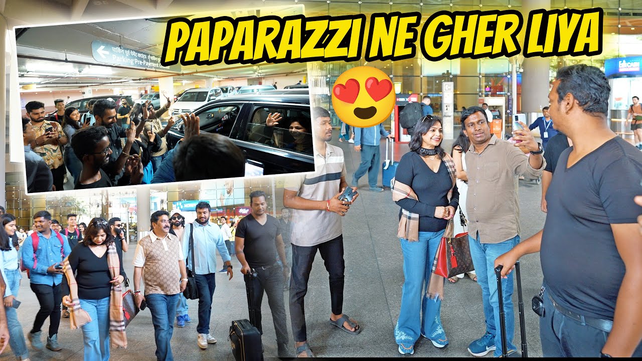 Mumbai Airport Par hua Grand Welcome ✈️😍 || Mila Khoob Sara Pyar 🥹❤️