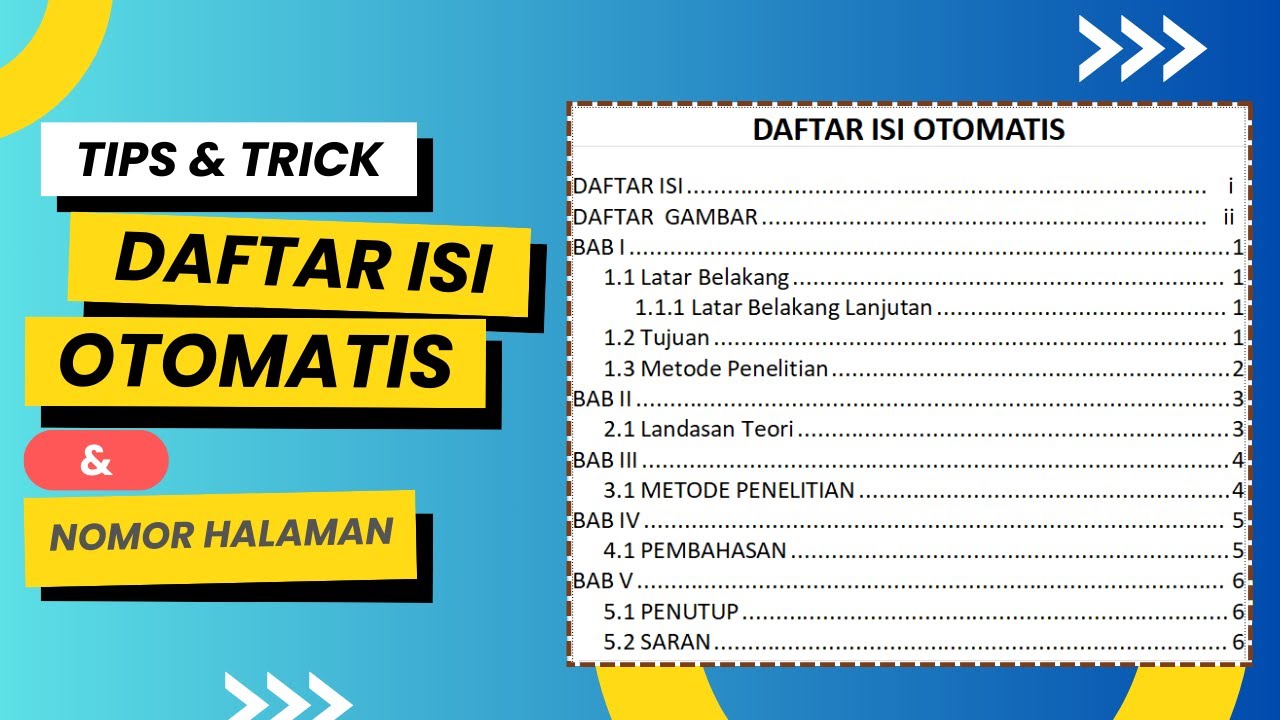 Cara Membuat Daftar Isi Otomatis di Word | WPS Office - YouTube