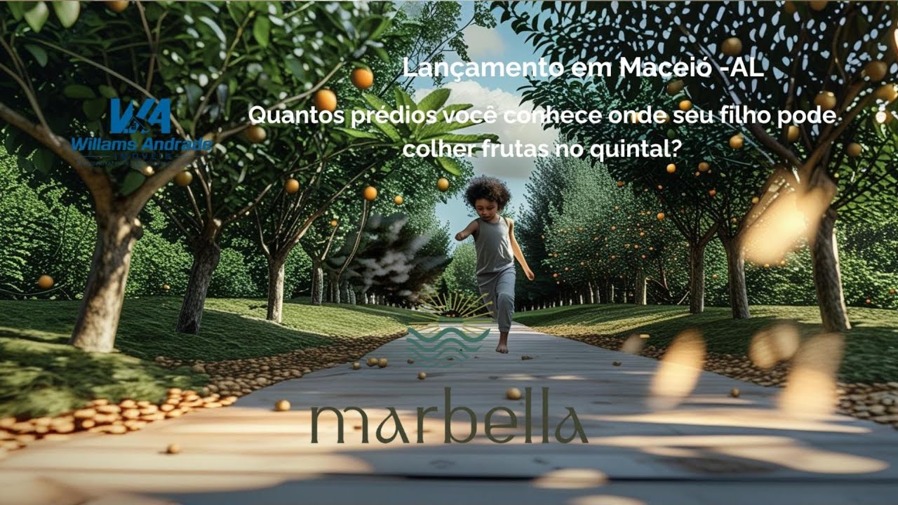 Quantos prédios você conhece onde seu filho colhe frutas no quintal? 