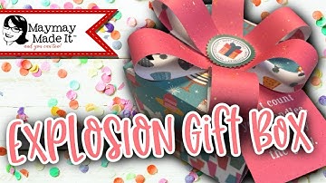 Birthday Explosion Box Board Tutorial.