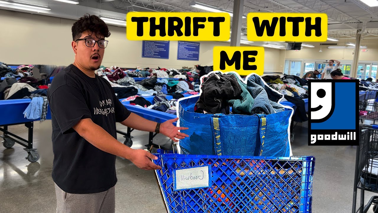 Thrift with Me at the Goodwill Bins!