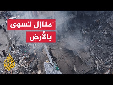 مراسل الجزيرة يرصد آثار الدمار بعد القصف الإسرائيلي على غزة