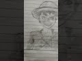 Monkey D Luffy drawing in my way. #anime #ytshorts #振付動画 #オリジナルmv #onepiece #歌ってみた