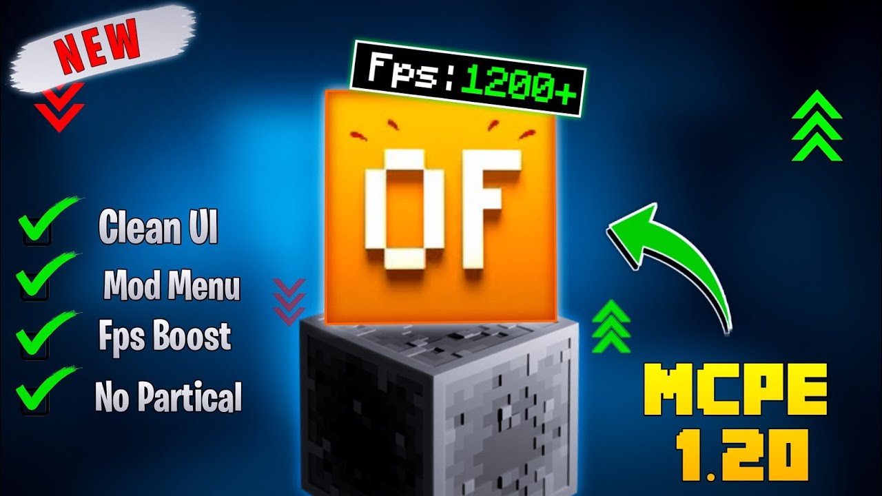Best Lag Fix OPTIFINE for MCPE (1.20+) || Fps boost Optifine for MCPE ...