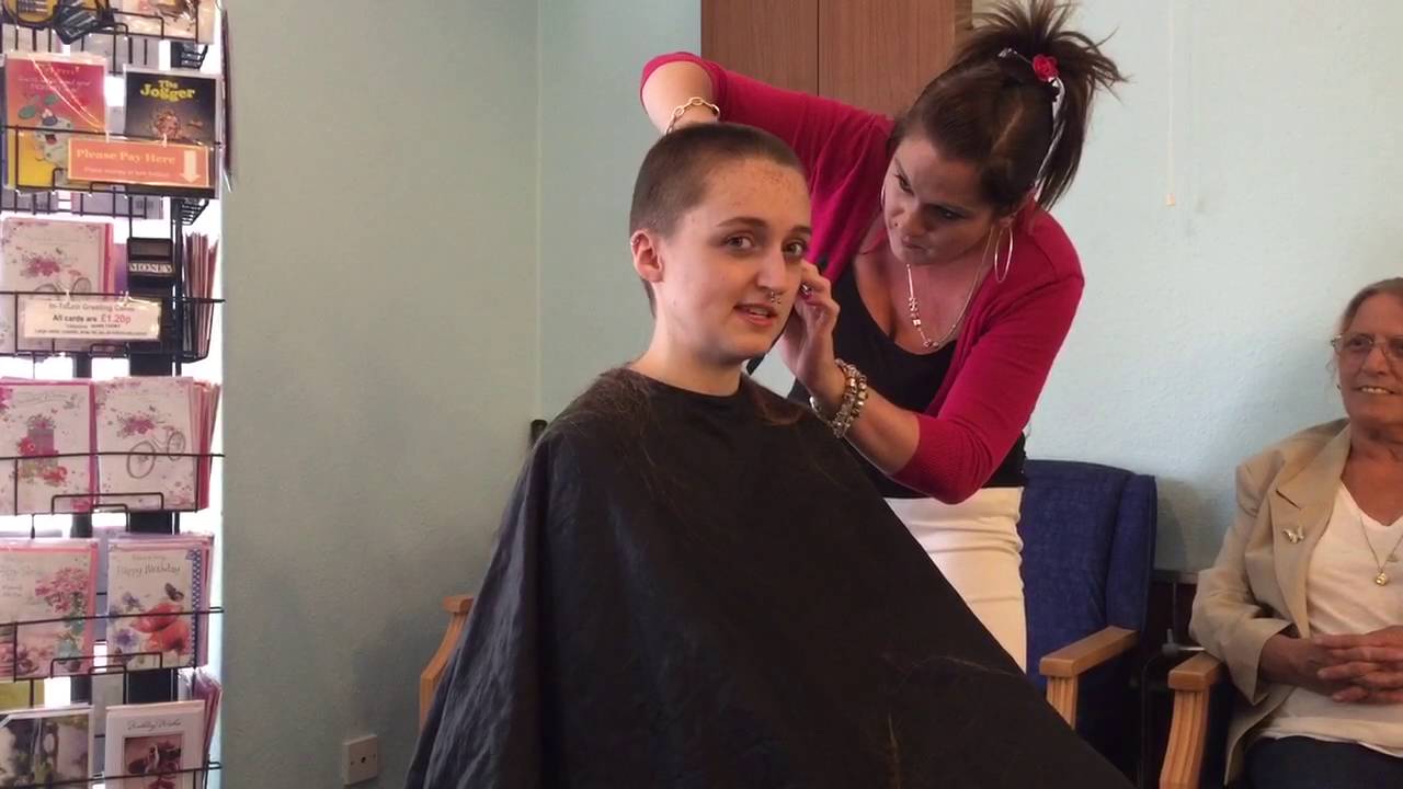 Brave The Shave Kayla